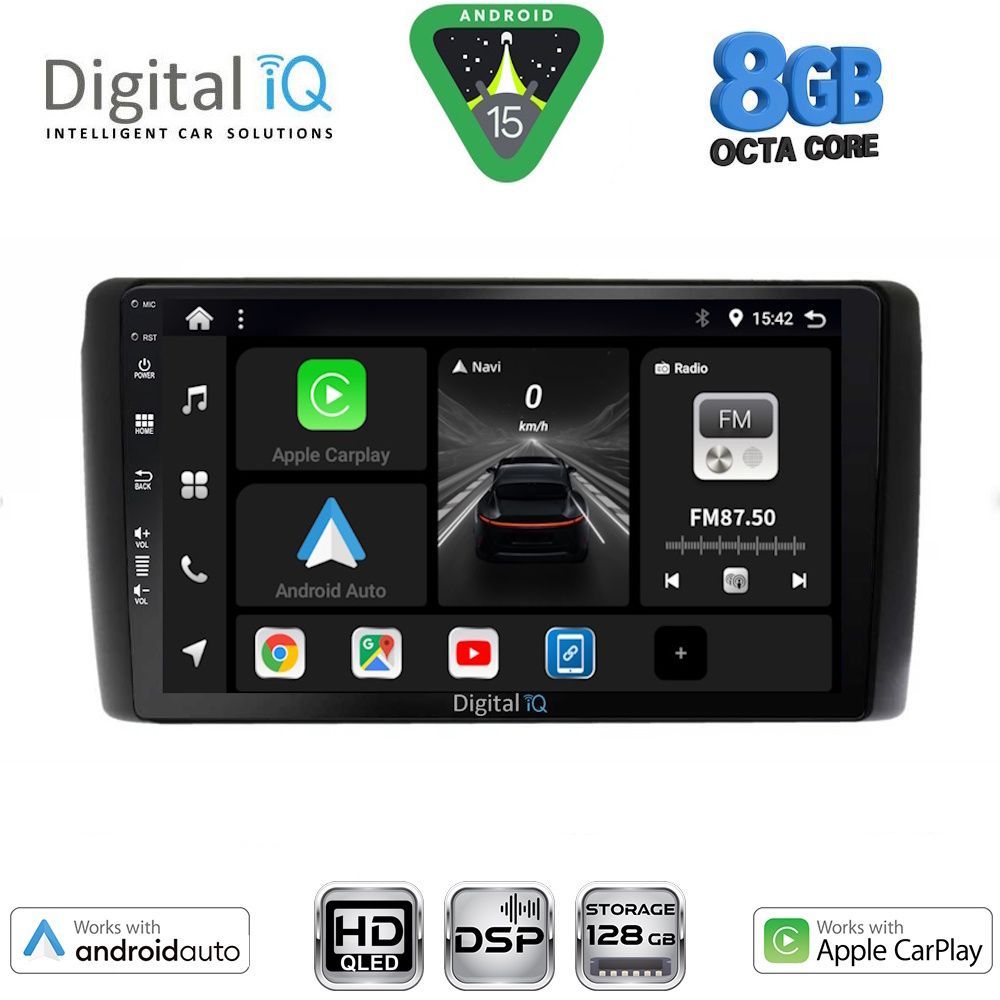 DIGITAL IQ BXF 18472_CPAA (9inc) MULTIMEDIA TABLET for NISSAN LEAF mod. 2009-2017 DIGITAL IQ BXF 18472_CPAA (9inc) MULTIMEDIA TABLET for NISSAN LEAF mod. 2009-2017