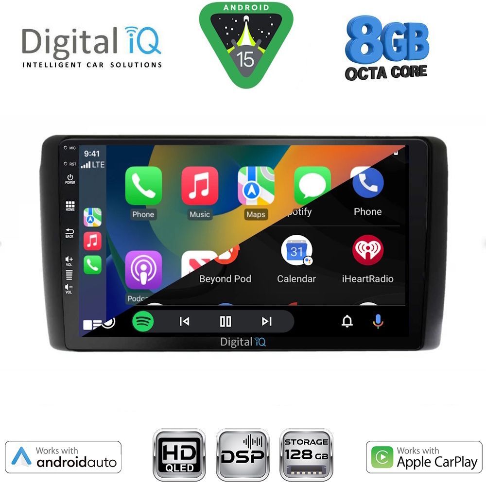 DIGITAL IQ BXF 18472_CPAA (9inc) MULTIMEDIA TABLET for NISSAN LEAF mod. 2009-2017 DIGITAL IQ BXF 18472_CPAA (9inc) MULTIMEDIA TABLET for NISSAN LEAF mod. 2009-2017