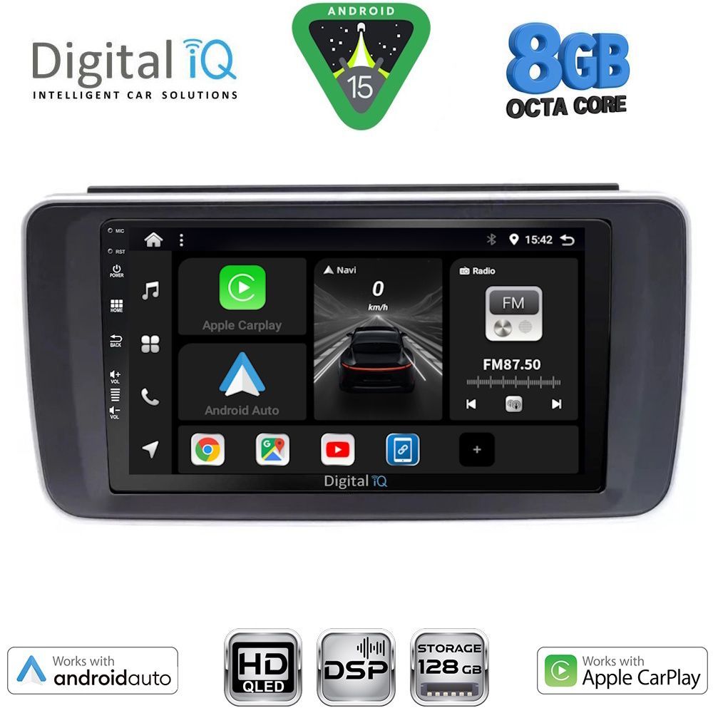 DIGITAL IQ BXF 18473_CPAA (9inc) MULTIMEDIA TABLET for NISSAN LEAF mod. 2018-2026 DIGITAL IQ BXF 18473_CPAA (9inc) MULTIMEDIA TABLET for NISSAN LEAF mod. 2018-2026