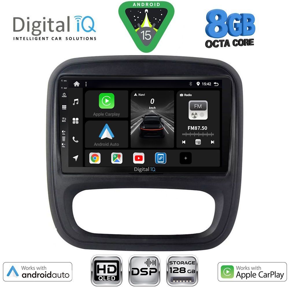 DIGITAL IQ BXF 18499_CPAA (9inc) MULTIMEDIA TABLET for OPEL VIVARO – RENAULT TRAFIC – FIAT TALENDO – NISSAN NV 300 mod. 2014-2019 DIGITAL IQ BXF 18499_CPAA (9inc) MULTIMEDIA TABLET for OPEL VIVARO – RENAULT TRAFIC – FIAT TALENDO – NISSAN NV 300 mod. 2014-2019