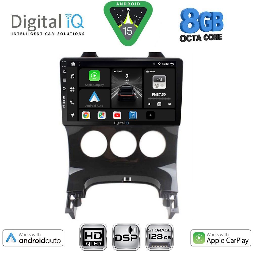 DIGITAL IQ BXF 18515_CPAA A/C (9inc) MULTIMEDIA TABLET for PEUGEOT 3008 mod. 2008-2016 με A/C DIGITAL IQ BXF 18515_CPAA A/C (9inc) MULTIMEDIA TABLET for PEUGEOT 3008 mod. 2008-2016 με A/C