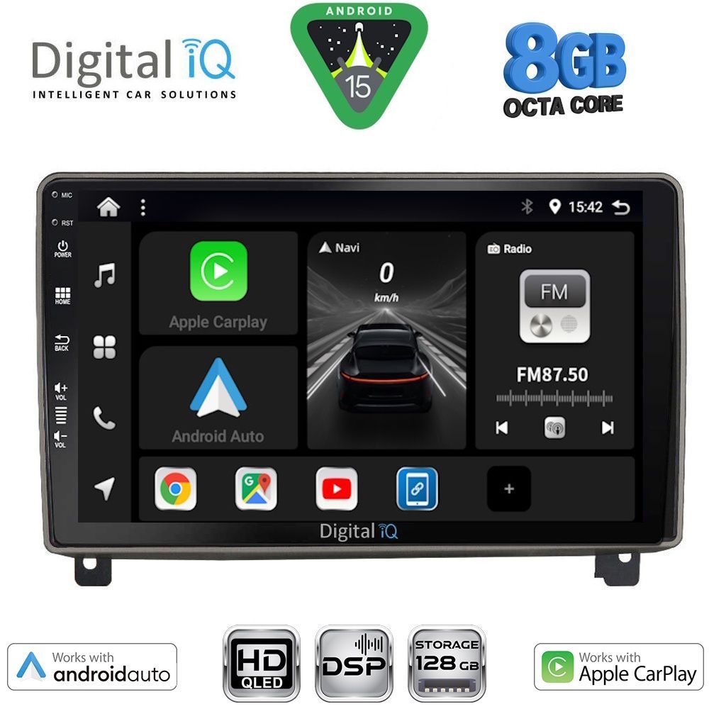 DIGITAL IQ BXF 18517_CPAA (9inc) MULTIMEDIA TABLET for PEUGEOT 407 mod. 2004-2011 DIGITAL IQ BXF 18517_CPAA (9inc) MULTIMEDIA TABLET for PEUGEOT 407 mod. 2004-2011