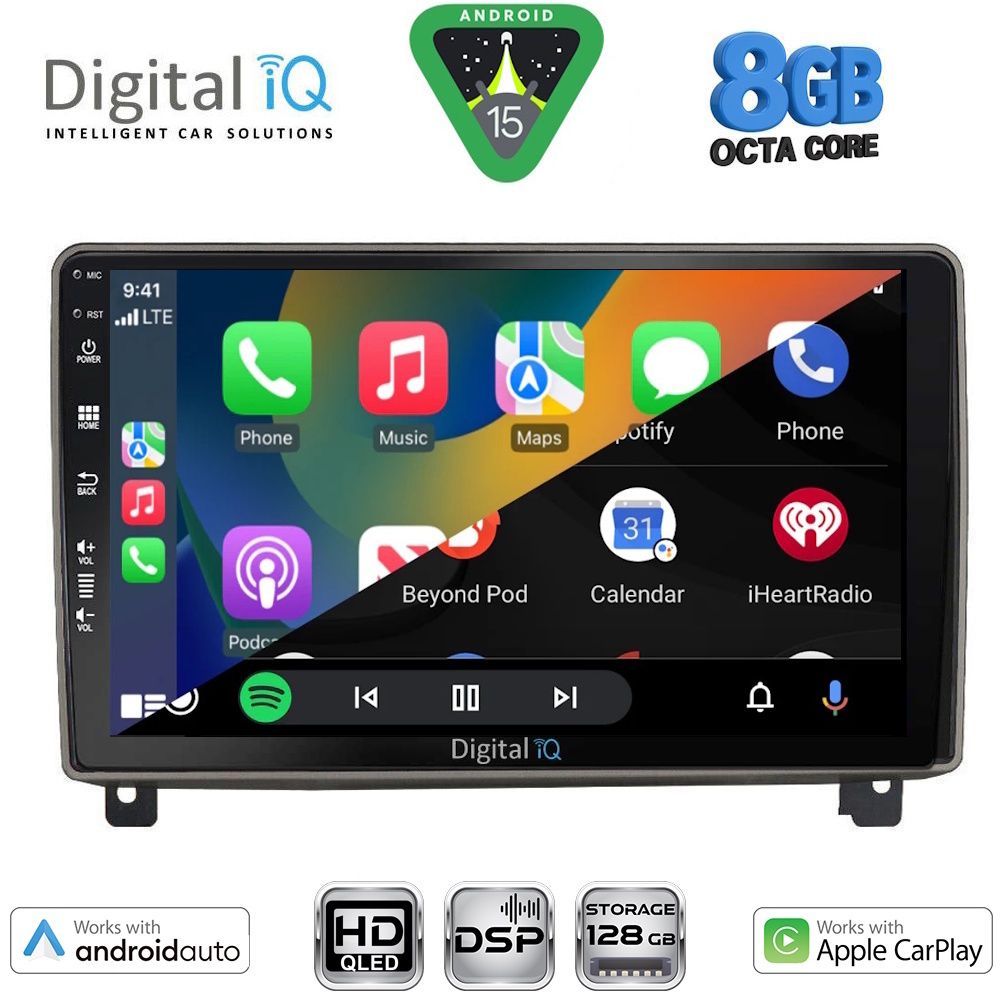 DIGITAL IQ BXF 18517_CPAA (9inc) MULTIMEDIA TABLET for PEUGEOT 407 mod. 2004-2011 DIGITAL IQ BXF 18517_CPAA (9inc) MULTIMEDIA TABLET for PEUGEOT 407 mod. 2004-2011