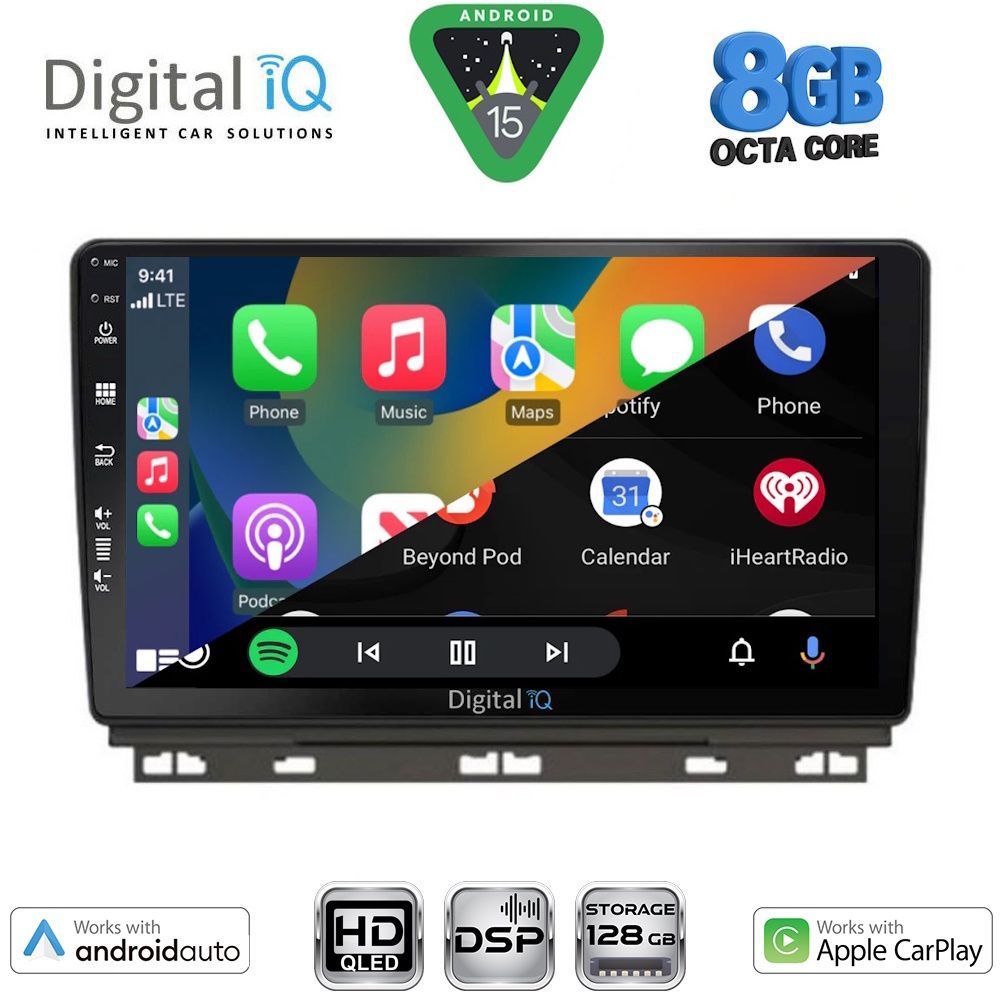 DIGITAL IQ BXF 18546_CPAA (9inc) MULTIMEDIA TABLET for RENAULT CLIO - CAPTUR mod. 2019-2026 DIGITAL IQ BXF 18546_CPAA (9inc) MULTIMEDIA TABLET for RENAULT CLIO - CAPTUR mod. 2019-2026