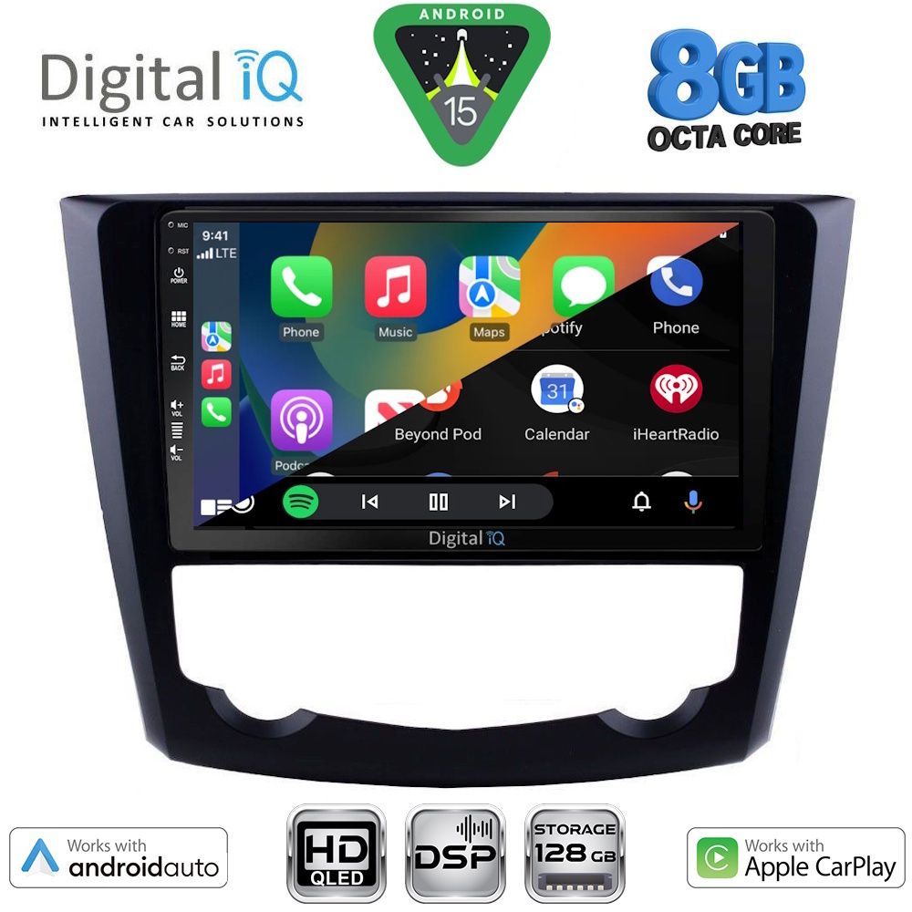 DIGITAL IQ BXF 18549_CPAA (9inc) MULTIMEDIA TABLET for RENAULT KADJAR mod. 2015-2022 DIGITAL IQ BXF 18549_CPAA (9inc) MULTIMEDIA TABLET for RENAULT KADJAR mod. 2015-2022
