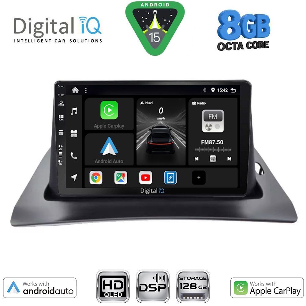 DIGITAL IQ BXF 18550_CPAA (9inc) MULTIMEDIA TABLET for RENAULT KANGOO mod. 2010-2021 DIGITAL IQ BXF 18550_CPAA (9inc) MULTIMEDIA TABLET for RENAULT KANGOO mod. 2010-2021