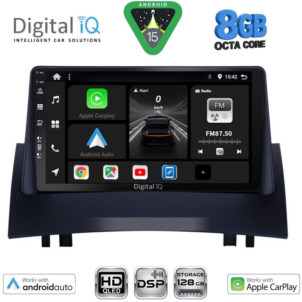 DIGITAL IQ BXF 18555_CPAA (9inc) MULTIMEDIA TABLET for RENAULT MEGANE 2 mod. 2002-2008 DIGITAL IQ BXF 18555_CPAA (9inc) MULTIMEDIA TABLET for RENAULT MEGANE 2 mod. 2002-2008