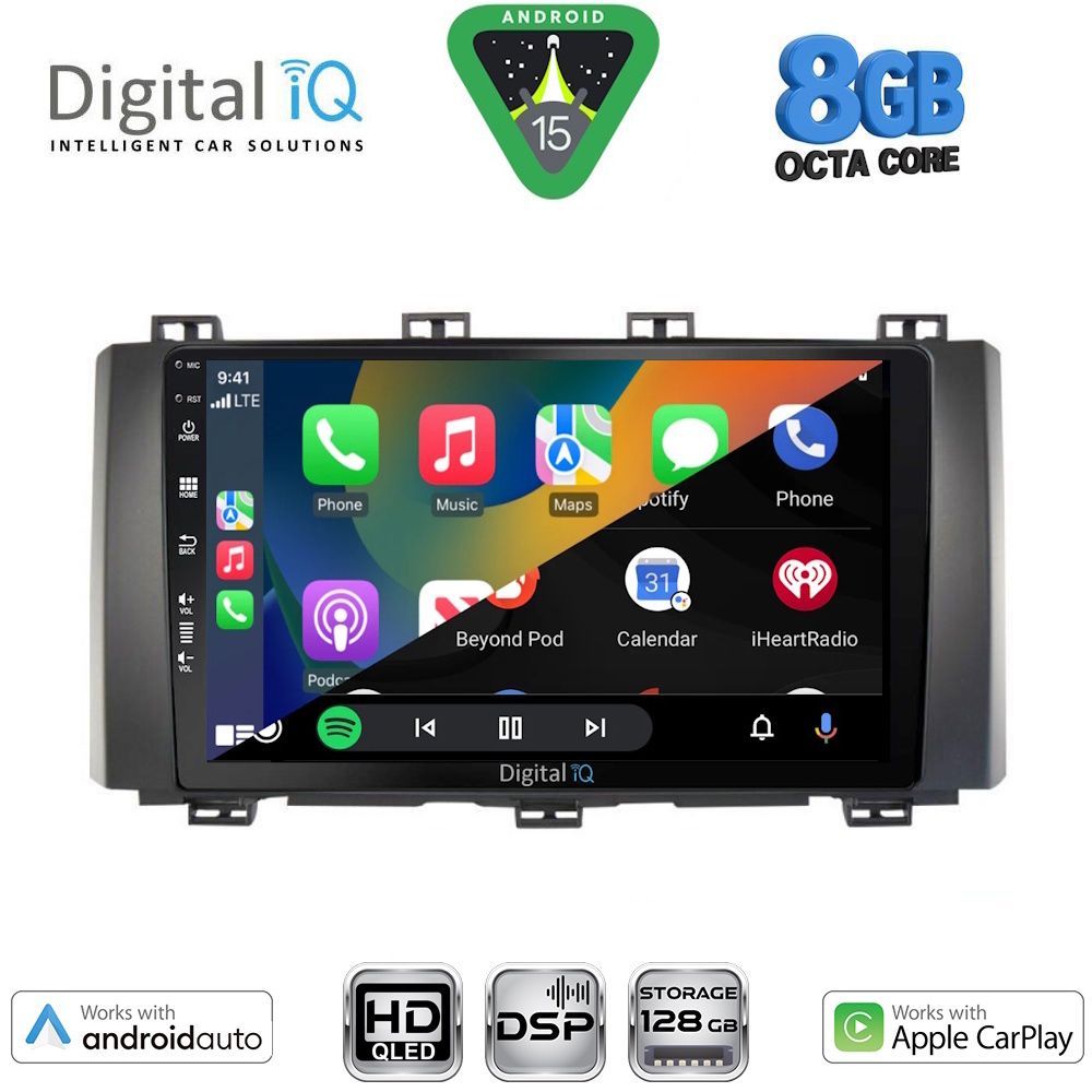 DIGITAL IQ BXF 18568_CPAA (9inc) MULTIMEDIA TABLET for SEAT ATECA mod. 2017-2025 DIGITAL IQ BXF 18568_CPAA (9inc) MULTIMEDIA TABLET for SEAT ATECA mod. 2017-2025