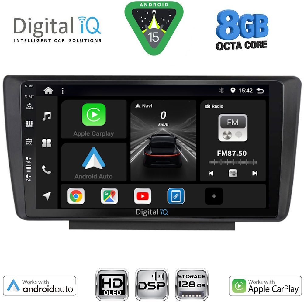 DIGITAL IQ BXF 18594_CPAA (9inc) MULTIMEDIA TABLET for SKODA OCTAVIA 5 mod. 2005-2012 DIGITAL IQ BXF 18594_CPAA (9inc) MULTIMEDIA TABLET for SKODA OCTAVIA 5 mod. 2005-2012