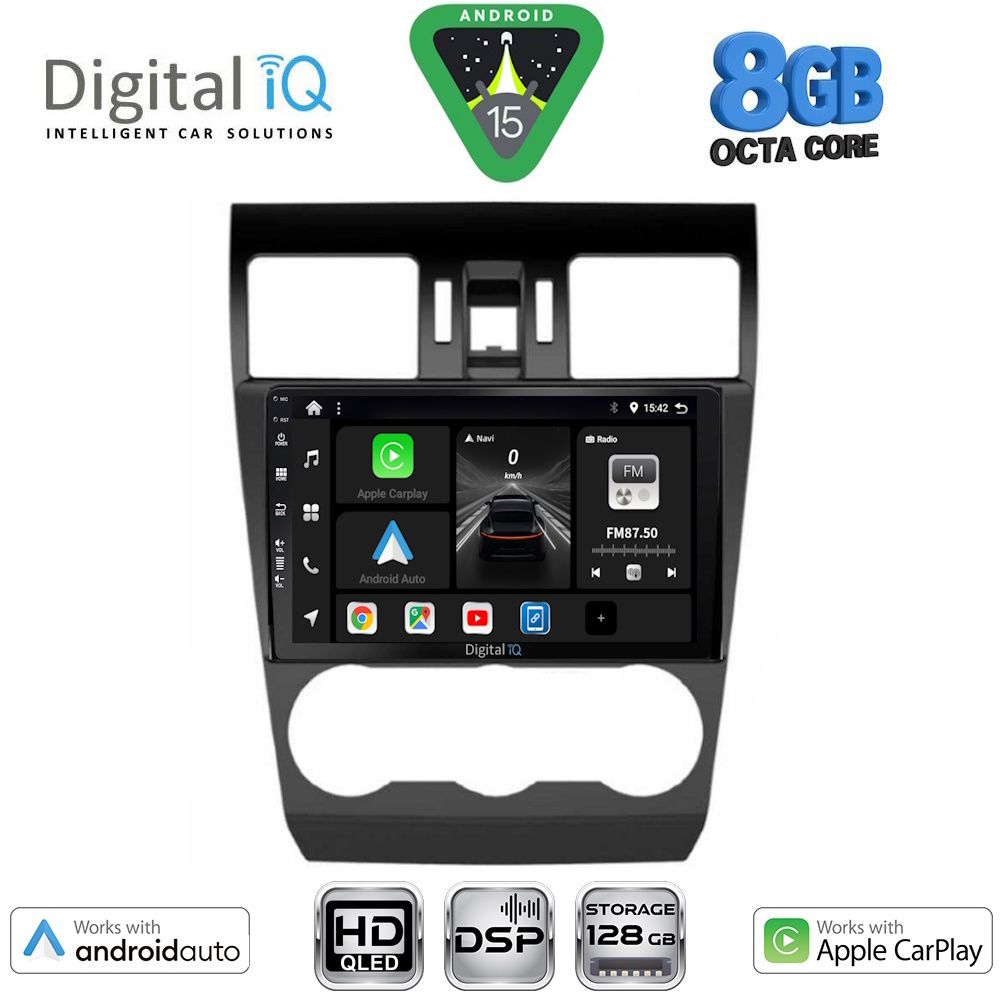 DIGITAL IQ BXF 18663_CPAA (9inc) MULTIMEDIA TABLET for SUBARU FORESTER - IMPREZA - XV mod. 2013-2019 DIGITAL IQ BXF 18663_CPAA (9inc) MULTIMEDIA TABLET for SUBARU FORESTER - IMPREZA - XV mod. 2013-2019