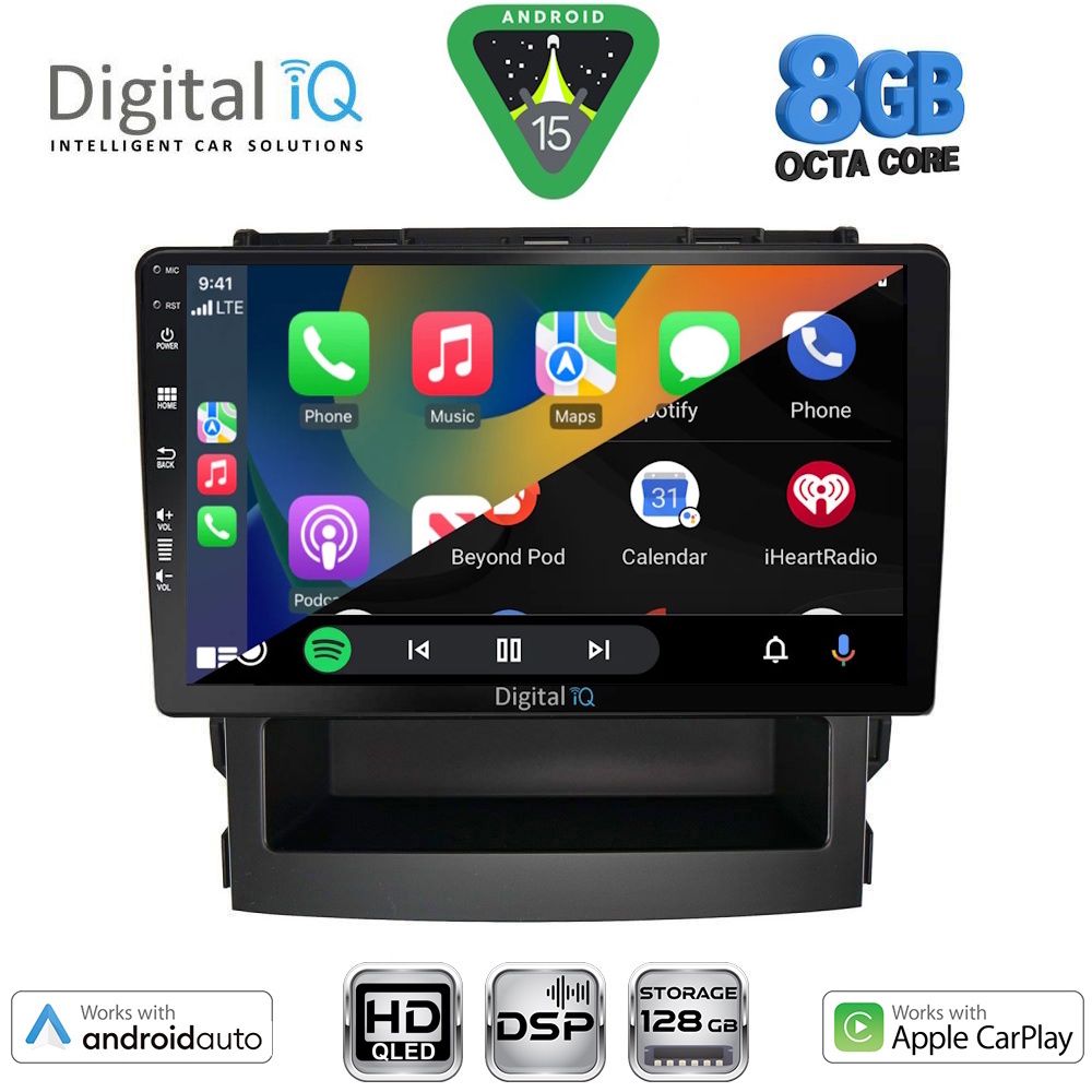 DIGITAL IQ BXF 18664_CPAA (9inc) MULTIMEDIA TABLET for SUBARU FORESTER - IMPREZA mod. 2019-2025 DIGITAL IQ BXF 18664_CPAA (9inc) MULTIMEDIA TABLET for SUBARU FORESTER - IMPREZA mod. 2019-2025