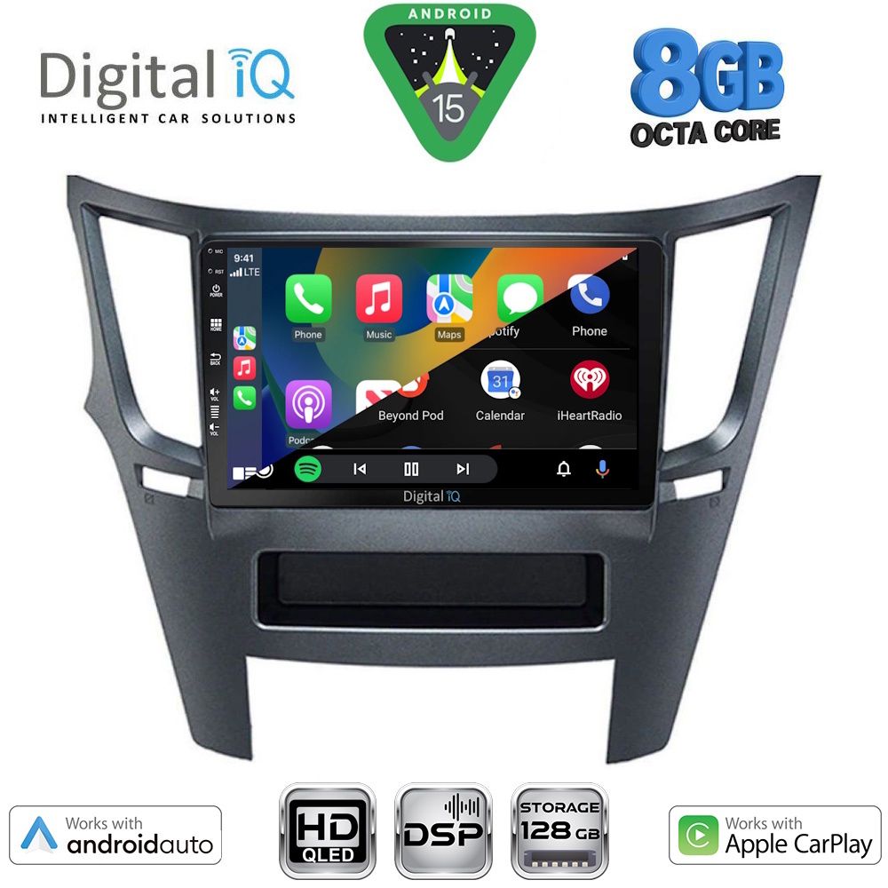 DIGITAL IQ BXF 18667_CPAA (9inc) MULTIMEDIA TABLET for SUBARU LEGACY - OUTBACK mod. 2009-2014 DIGITAL IQ BXF 18667_CPAA (9inc) MULTIMEDIA TABLET for SUBARU LEGACY - OUTBACK mod. 2009-2014