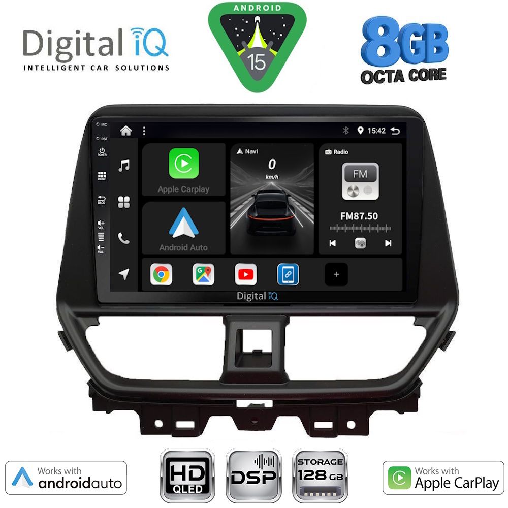 DIGITAL IQ BXF 18673_CPAA (9inc) MULTIMEDIA TABLET for SUZUKI BALENO mod. 2022-2026 DIGITAL IQ BXF 18673_CPAA (9inc) MULTIMEDIA TABLET for SUZUKI BALENO mod. 2022-2026