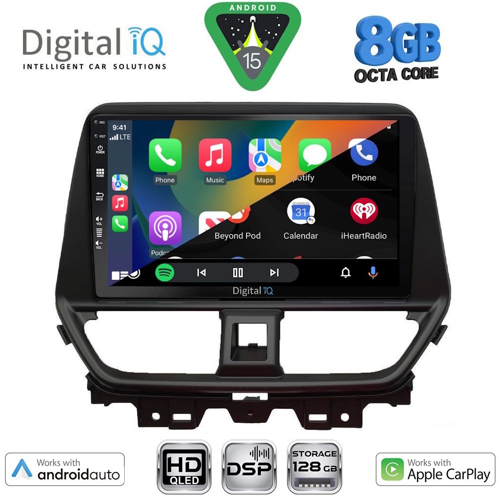 DIGITAL IQ BXF 18673_CPAA (9inc) MULTIMEDIA TABLET for SUZUKI BALENO mod. 2022-2026 DIGITAL IQ BXF 18673_CPAA (9inc) MULTIMEDIA TABLET for SUZUKI BALENO mod. 2022-2026