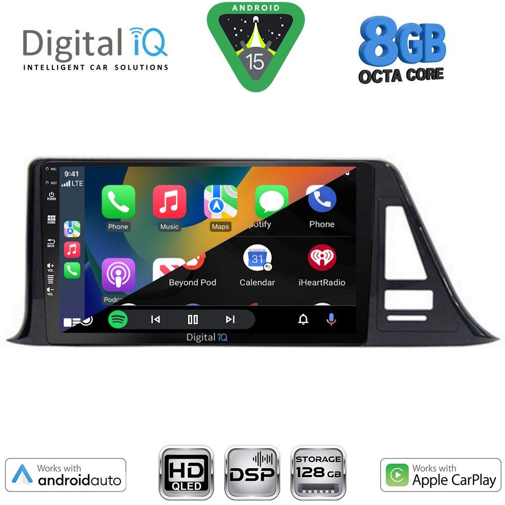 DIGITAL IQ BXF 18709_CPAA (9inc) MULTIMEDIA TABLET for TOYOTA CH-R mod. 2017-2023 DIGITAL IQ BXF 18709_CPAA (9inc) MULTIMEDIA TABLET for TOYOTA CH-R mod. 2017-2023