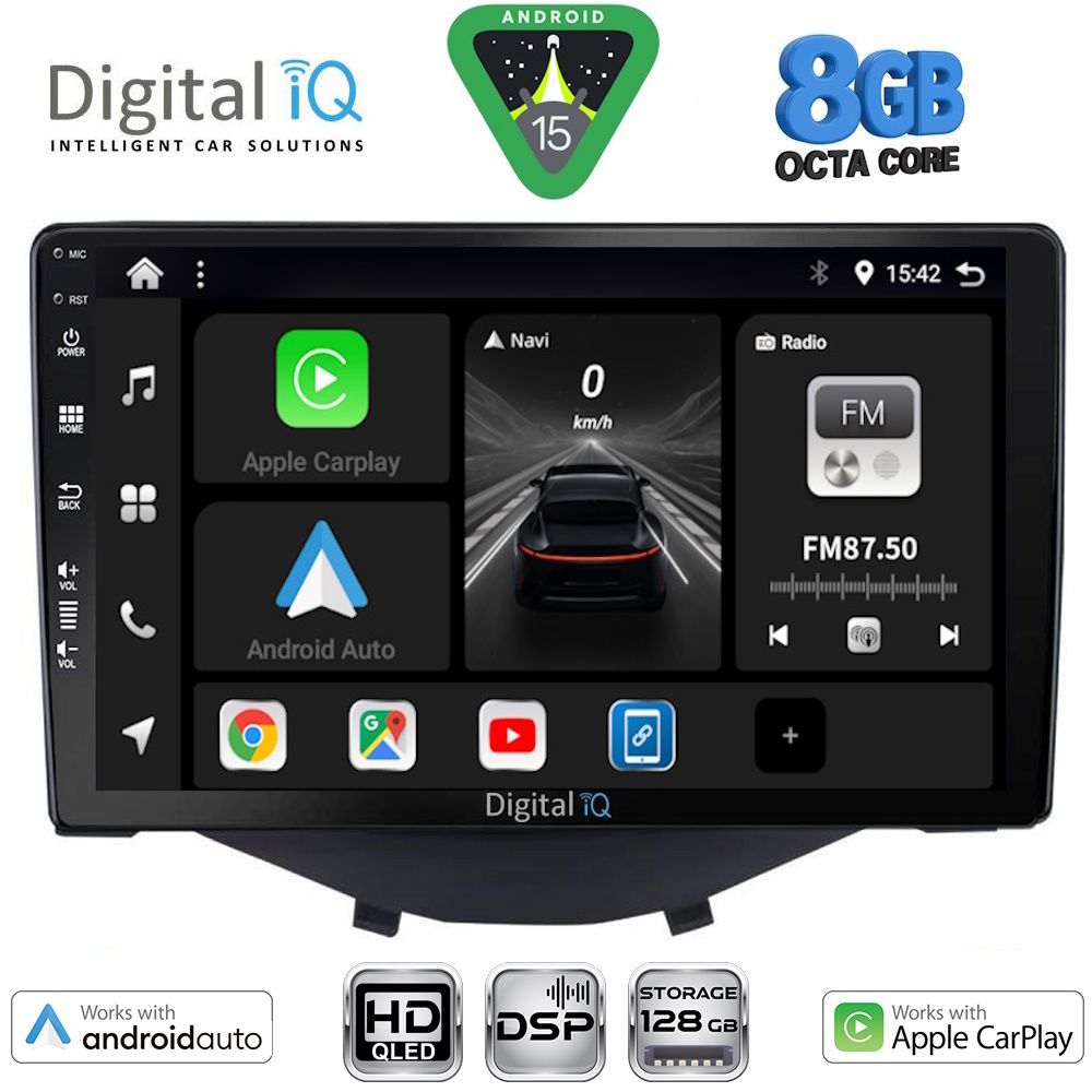 DIGITAL IQ BXF 18715_CPAA CLIMA-A/C (9inc) MULTIMEDIA TABLET for CITROEN C1-PEUGEOT 108-TOYOTA AYGO mod. 2014-2024 DIGITAL IQ BXF 18715_CPAA CLIMA-A/C (9inc) MULTIMEDIA TABLET for CITROEN C1-PEUGEOT 108-TOYOTA AYGO mod. 2014-2024