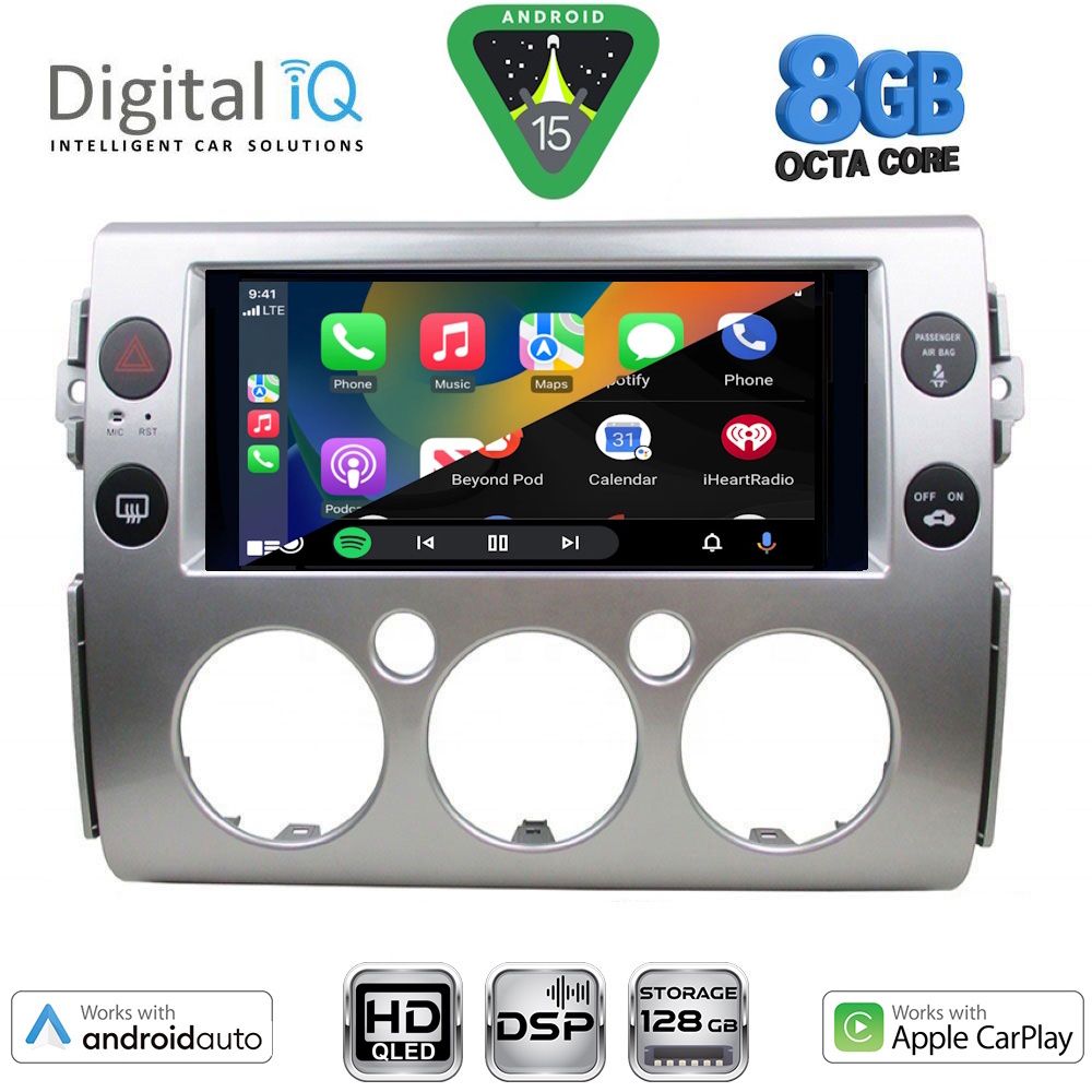 DIGITAL IQ BXF 18717_CPAA (9inc) MULTIMEDIA TABLET for TOYOTA FJ CRUISER mod. 2007-2013 DIGITAL IQ BXF 18717_CPAA (9inc) MULTIMEDIA TABLET for TOYOTA FJ CRUISER mod. 2007-2013