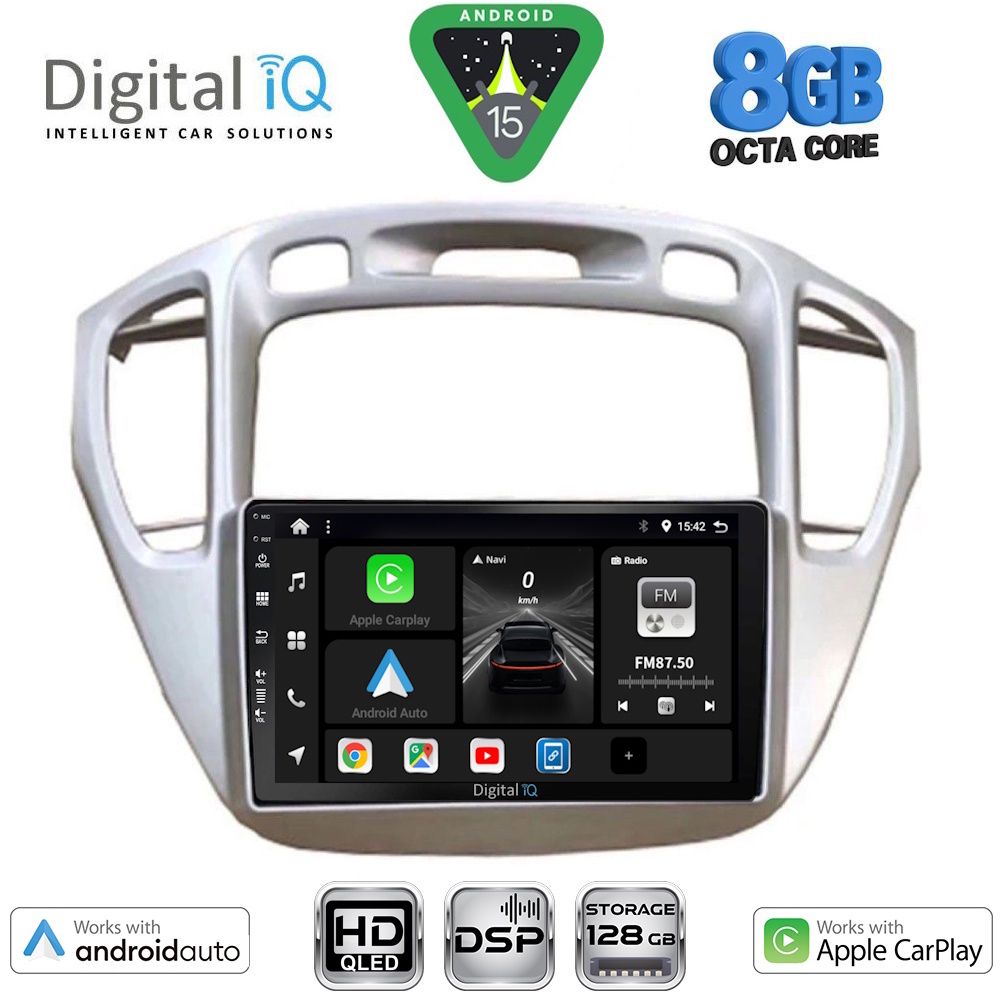 DIGITAL IQ BXF 18718_CPAA (9inc) MULTIMEDIA TABLET for TOYOTA HIGHLANDER mod. 2002-2009 DIGITAL IQ BXF 18718_CPAA (9inc) MULTIMEDIA TABLET for TOYOTA HIGHLANDER mod. 2002-2009