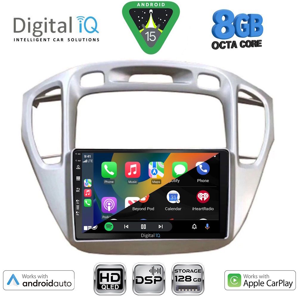 DIGITAL IQ BXF 18718_CPAA (9inc) MULTIMEDIA TABLET for TOYOTA HIGHLANDER mod. 2002-2009 DIGITAL IQ BXF 18718_CPAA (9inc) MULTIMEDIA TABLET for TOYOTA HIGHLANDER mod. 2002-2009