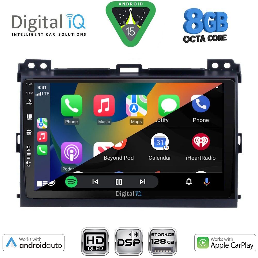 DIGITAL IQ BXF 18723_CPAA (9inc) MULTIMEDIA TABLET for TOYOTA LANDCRUISER mod. 2002-2008 DIGITAL IQ BXF 18723_CPAA (9inc) MULTIMEDIA TABLET for TOYOTA LANDCRUISER mod. 2002-2008