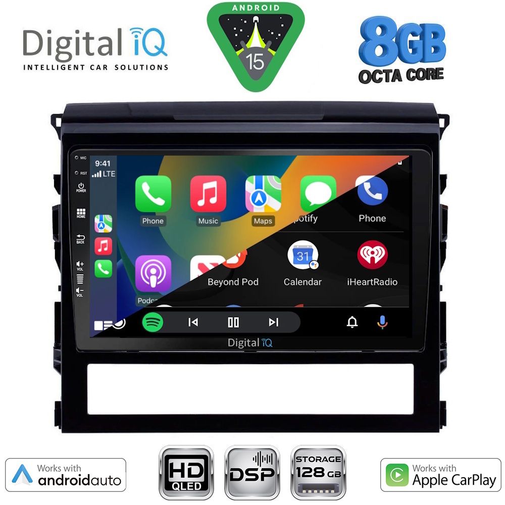 DIGITAL IQ BXF 18725_CPAA (9inc) MULTIMEDIA TABLET for TOYOTA LANDCRUISER mod. 2016-2019 DIGITAL IQ BXF 18725_CPAA (9inc) MULTIMEDIA TABLET for TOYOTA LANDCRUISER mod. 2016-2019