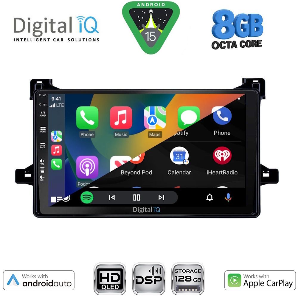 DIGITAL IQ BXF 18727_CPAA (9inc) MULTIMEDIA TABLET for TOYOTA PRIUS mod. 2016-2020 DIGITAL IQ BXF 18727_CPAA (9inc) MULTIMEDIA TABLET for TOYOTA PRIUS mod. 2016-2020