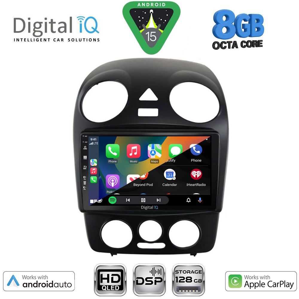 DIGITAL IQ BXF 18742_CPAA (9inc) MULTIMEDIA TABLET for VW BEETLE mod. 2004-2011 DIGITAL IQ BXF 18742_CPAA (9inc) MULTIMEDIA TABLET for VW BEETLE mod. 2004-2011