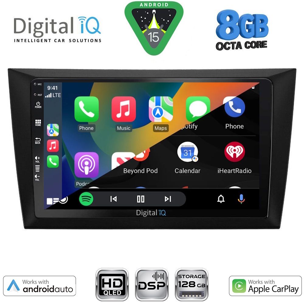 DIGITAL IQ BXF 18746_CPAA (9inc) MULTIMEDIA TABLET for GOLF 6 mod. 2009-2012 DIGITAL IQ BXF 18746_CPAA (9inc) MULTIMEDIA TABLET for GOLF 6 mod. 2009-2012