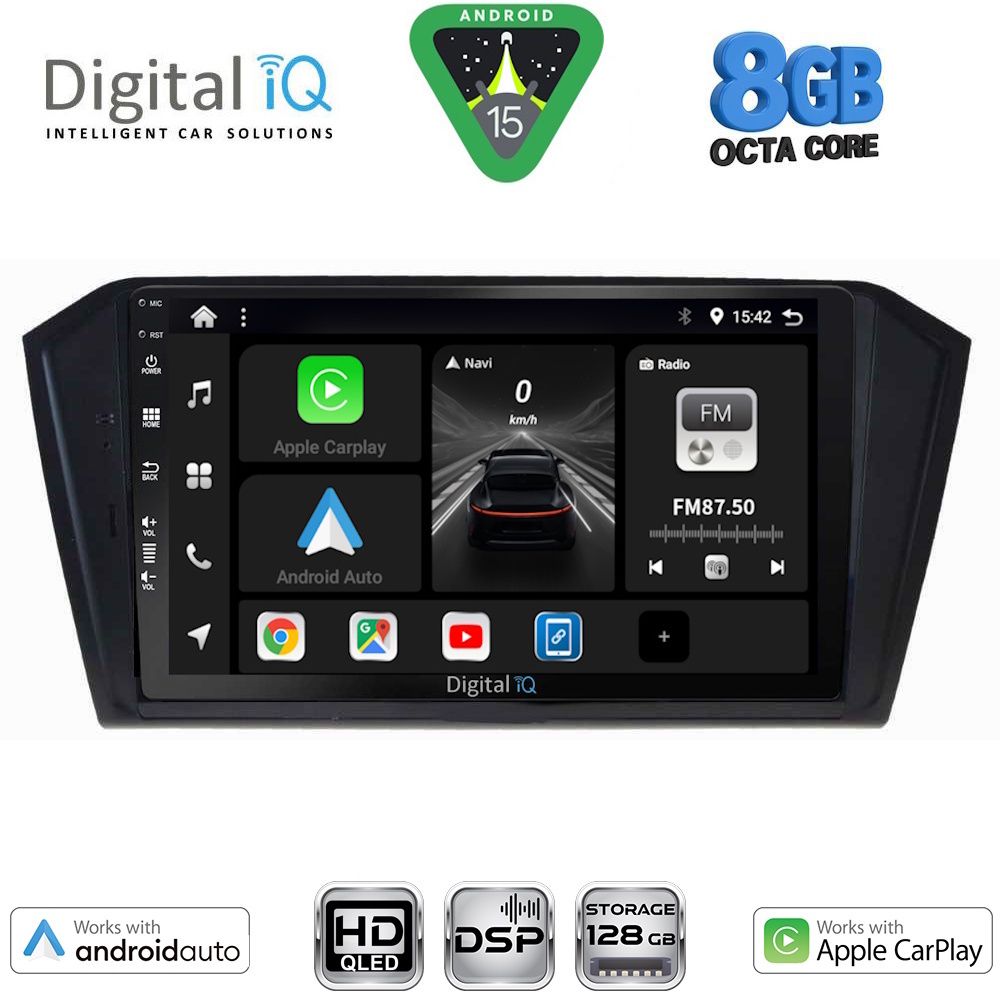 DIGITAL IQ BXF 18750_CPAA (10inc) MULTIMEDIA TABLET for VW PASSAT mod. 2016-2023 DIGITAL IQ BXF 18750_CPAA (10inc) MULTIMEDIA TABLET for VW PASSAT mod. 2016-2023