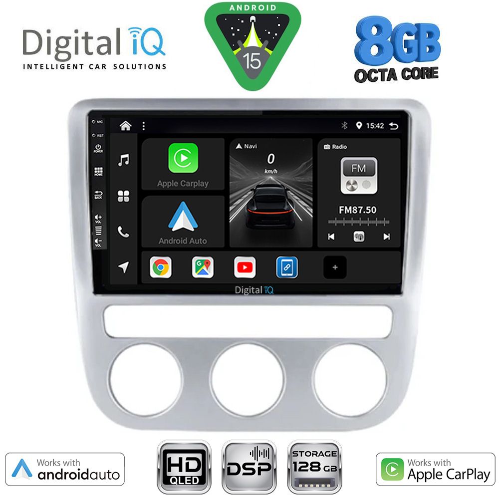 DIGITAL IQ BXF 18752_CPAA CLIMA (9inc) MULTIMEDIA TABLET for VW EOS mod. 2006-2016 - SCIROCCO mod. 2008-2010 DIGITAL IQ BXF 18752_CPAA CLIMA (9inc) MULTIMEDIA TABLET for VW EOS mod. 2006-2016 - SCIROCCO mod. 2008-2010