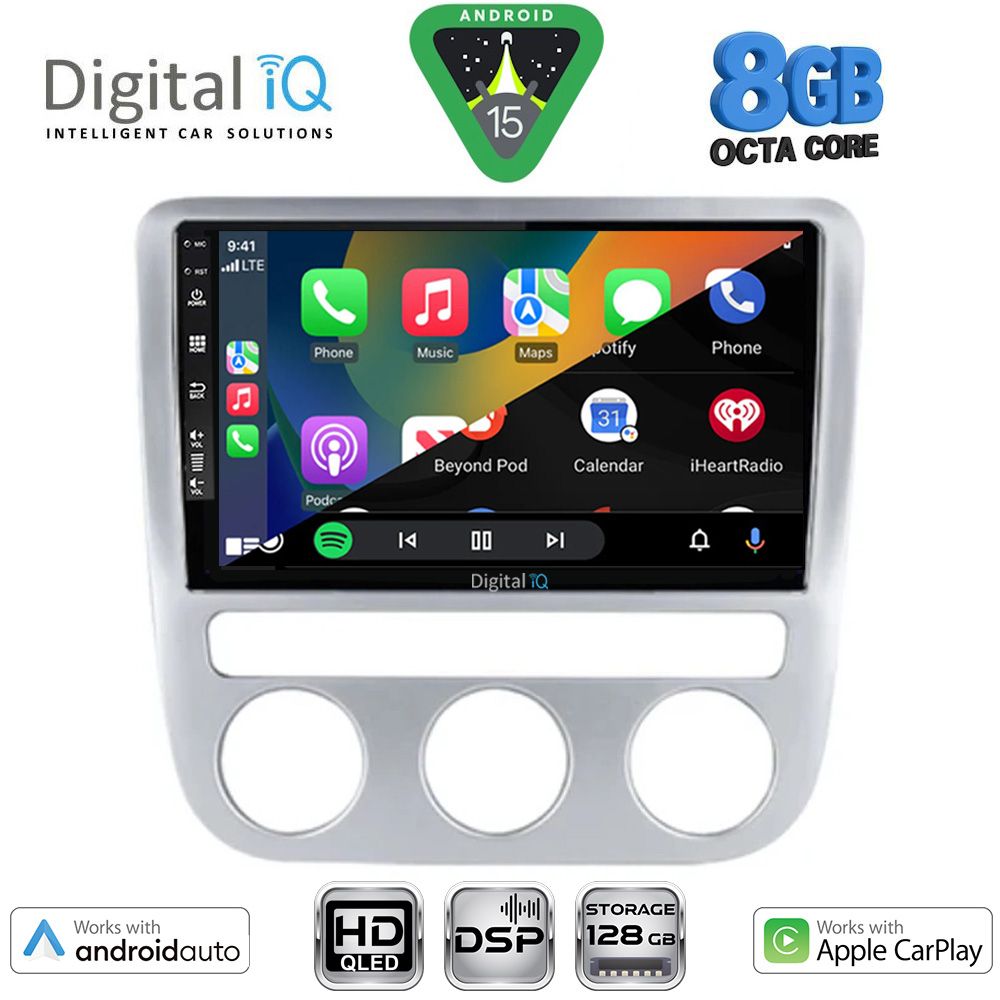 DIGITAL IQ BXF 18752_CPAA CLIMA (9inc) MULTIMEDIA TABLET for VW EOS mod. 2006-2016 - SCIROCCO mod. 2008-2010 DIGITAL IQ BXF 18752_CPAA CLIMA (9inc) MULTIMEDIA TABLET for VW EOS mod. 2006-2016 - SCIROCCO mod. 2008-2010