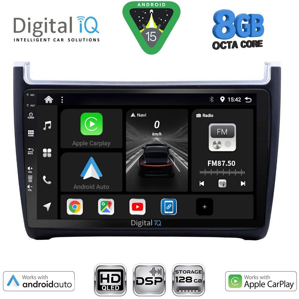 DIGITAL IQ BXF 18757_CPAA (9inc) MULTIMEDIA TABLET for VW POLO mod. 2014-2017 DIGITAL IQ BXF 18757_CPAA (9inc) MULTIMEDIA TABLET for VW POLO mod. 2014-2017