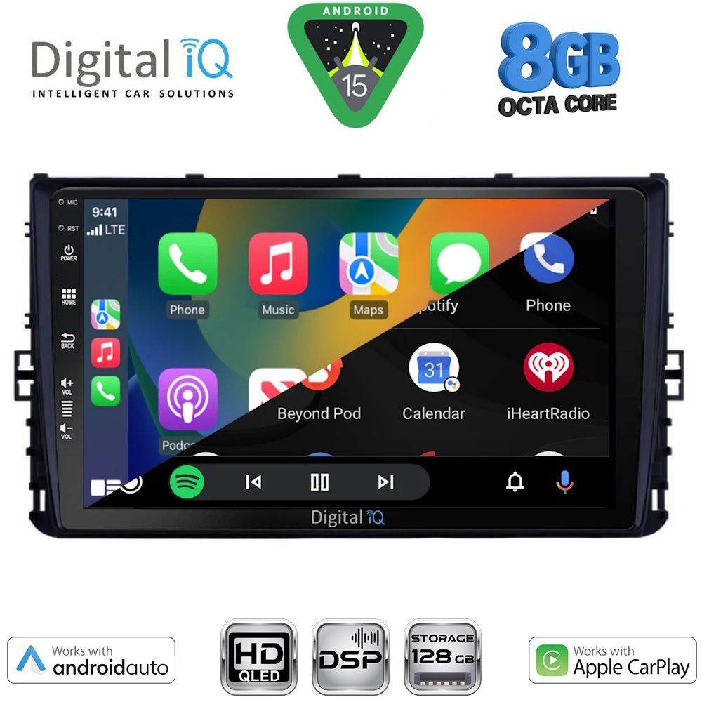 DIGITAL IQ BXF 18758_CPAA (9inc) MULTIMEDIA TABLET for VW POLO – TROC – TCROSS - TAIGO mod. 2017-2026 DIGITAL IQ BXF 18758_CPAA (9inc) MULTIMEDIA TABLET for VW POLO – TROC – TCROSS - TAIGO mod. 2017-2026