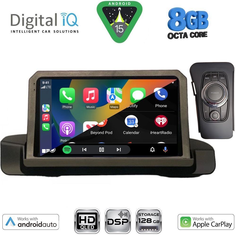 DIGITAL IQ BXF 18044_CPAA (9inc) MULTIMEDIA TABLET for BMW S.3 (E90-91-92) mod. 2005-2012 DIGITAL IQ BXF 18044_CPAA (9inc) MULTIMEDIA TABLET for BMW S.3 (E90-91-92) mod. 2005-2012