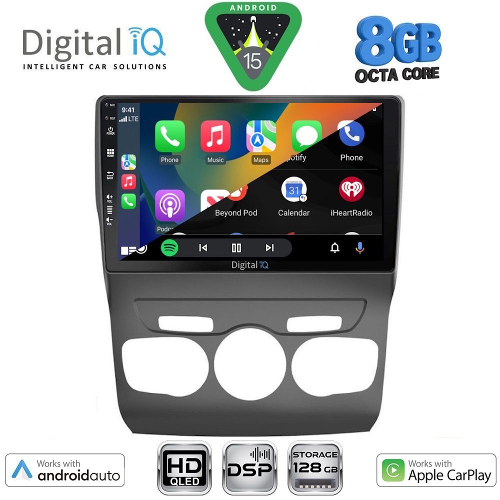 DIGITAL IQ BXF 18085_CPAA (10inc) MULTIMEDIA TABLET for CITROEN C4 -DS4 mod. 2011-2018 DIGITAL IQ BXF 18085_CPAA (10inc) MULTIMEDIA TABLET for CITROEN C4 -DS4 mod. 2011-2018