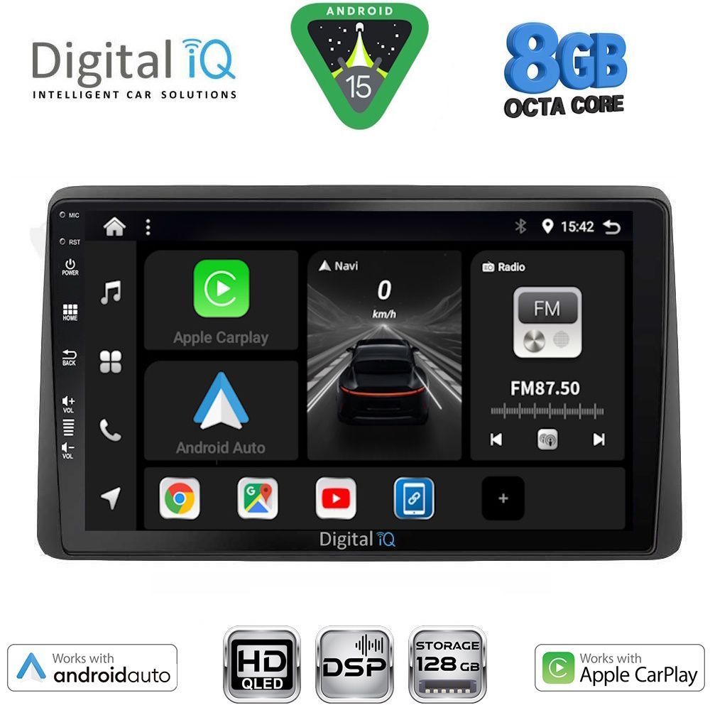 DIGITAL IQ BXF 18104_CPAA (10inc) MULTIMEDIA TABLET for DACIA DUSTER mod. 2019-2026 DIGITAL IQ BXF 18104_CPAA (10inc) MULTIMEDIA TABLET for DACIA DUSTER mod. 2019-2026
