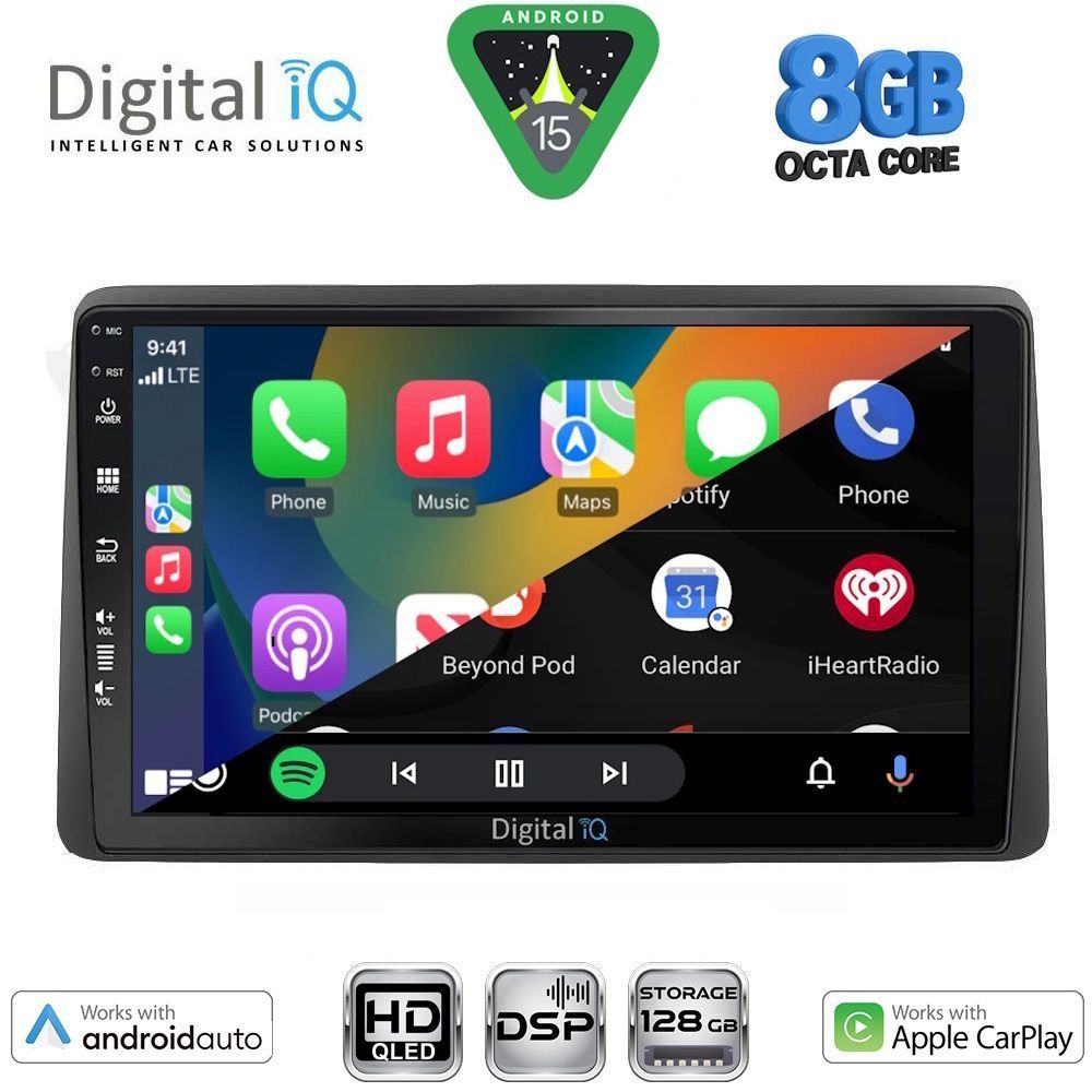 DIGITAL IQ BXF 18104_CPAA (10inc) MULTIMEDIA TABLET for DACIA DUSTER mod. 2019-2026 DIGITAL IQ BXF 18104_CPAA (10inc) MULTIMEDIA TABLET for DACIA DUSTER mod. 2019-2026