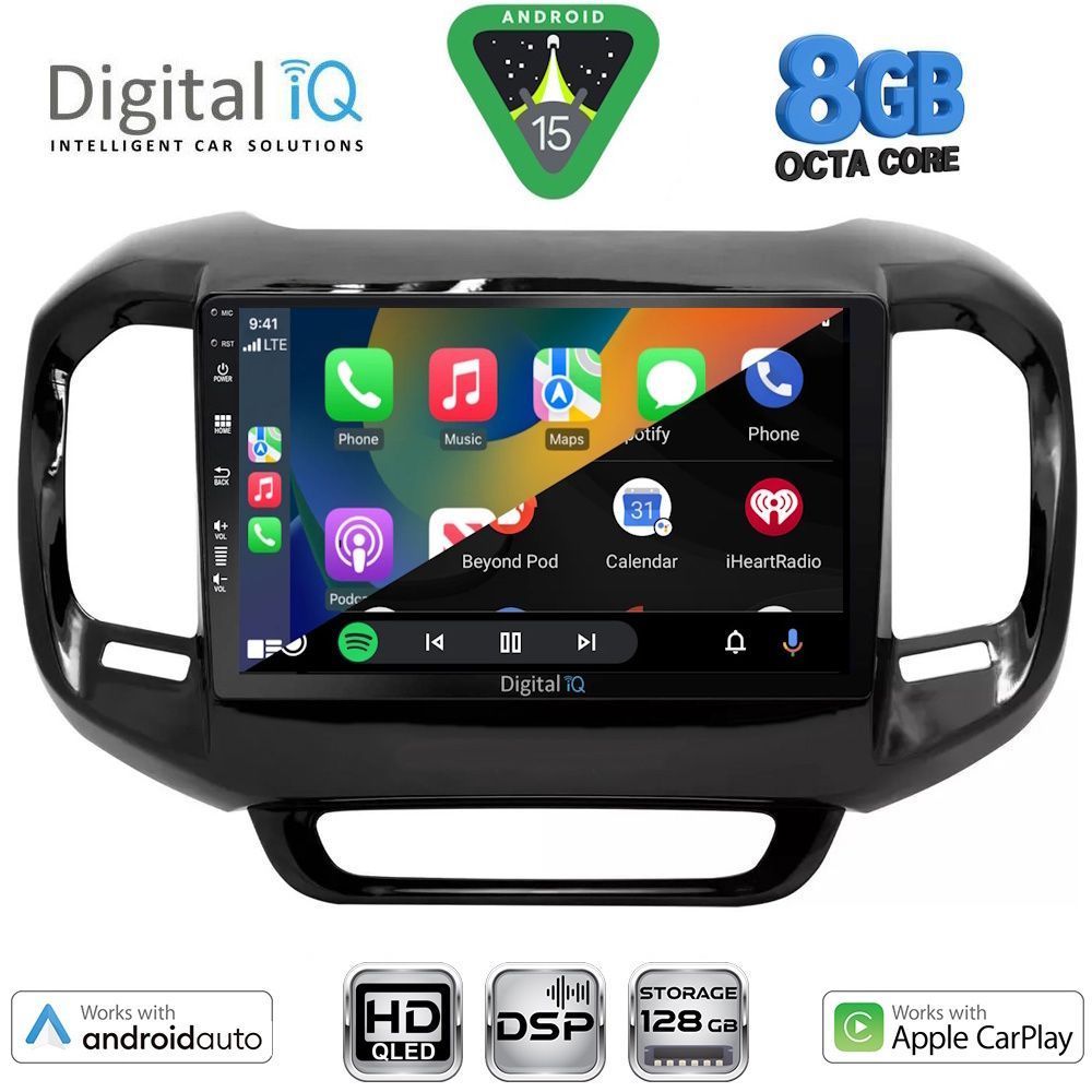 DIGITAL IQ BXF 18127_CPAA (9inc) MULTIMEDIA TABLET for FIAT TORO mod. 2017-2026 DIGITAL IQ BXF 18127_CPAA (9inc) MULTIMEDIA TABLET for FIAT TORO mod. 2017-2026