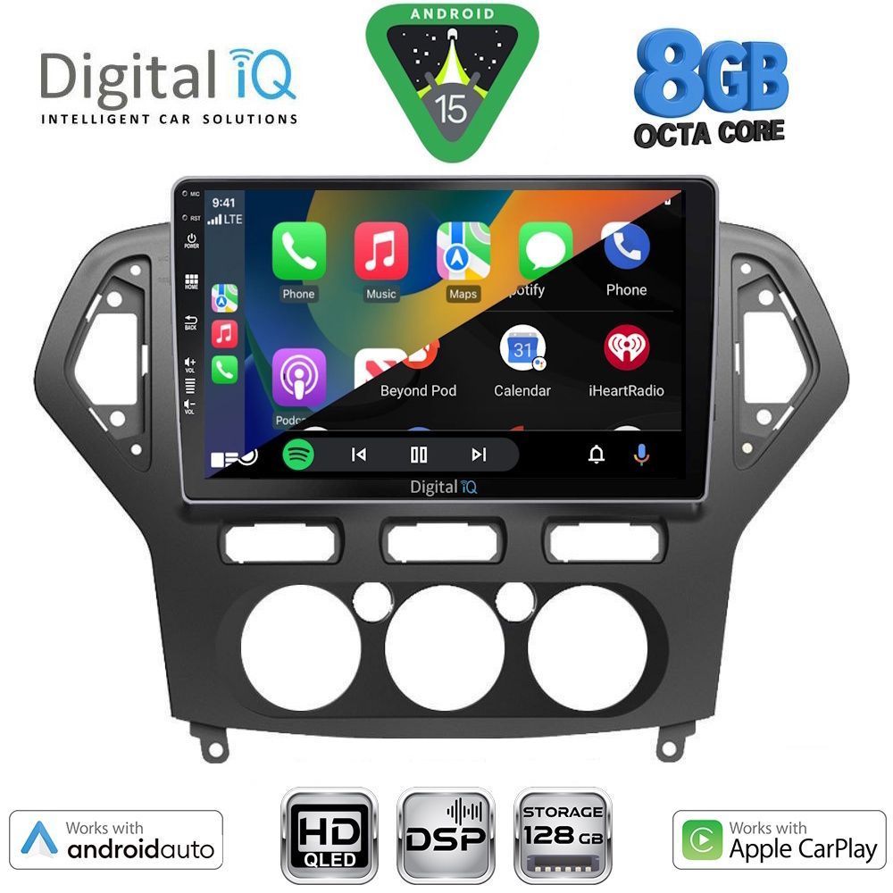 DIGITAL IQ BXF 18162_CPAA A/C (10inc) MULTIMEDIA TABLET for FORD MONDEO mod. 2007-2011 DIGITAL IQ BXF 18162_CPAA A/C (10inc) MULTIMEDIA TABLET for FORD MONDEO mod. 2007-2011