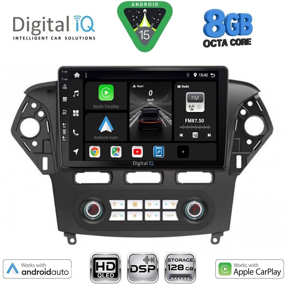 DIGITAL IQ BXF 18163_CPAA CLIMA (10inc) MULTIMEDIA TABLET for FORD MONDEO mod. 2011-2013 DIGITAL IQ BXF 18163_CPAA CLIMA (10inc) MULTIMEDIA TABLET for FORD MONDEO mod. 2011-2013