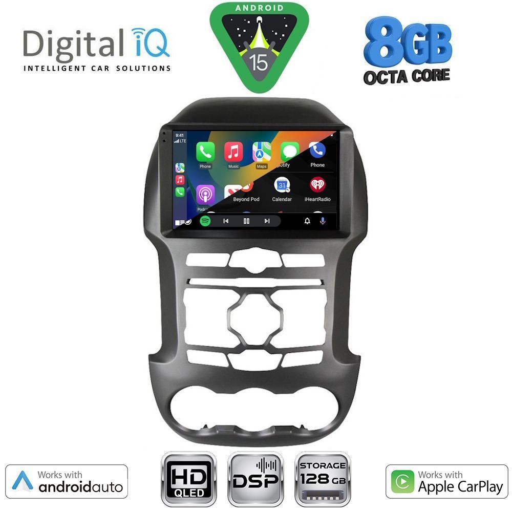 DIGITAL IQ BXF 18171S_CPAA (9inc) MULTIMEDIA TABLET for FORD RANGER mod. 2011-2015 DIGITAL IQ BXF 18171S_CPAA (9inc) MULTIMEDIA TABLET for FORD RANGER mod. 2011-2015