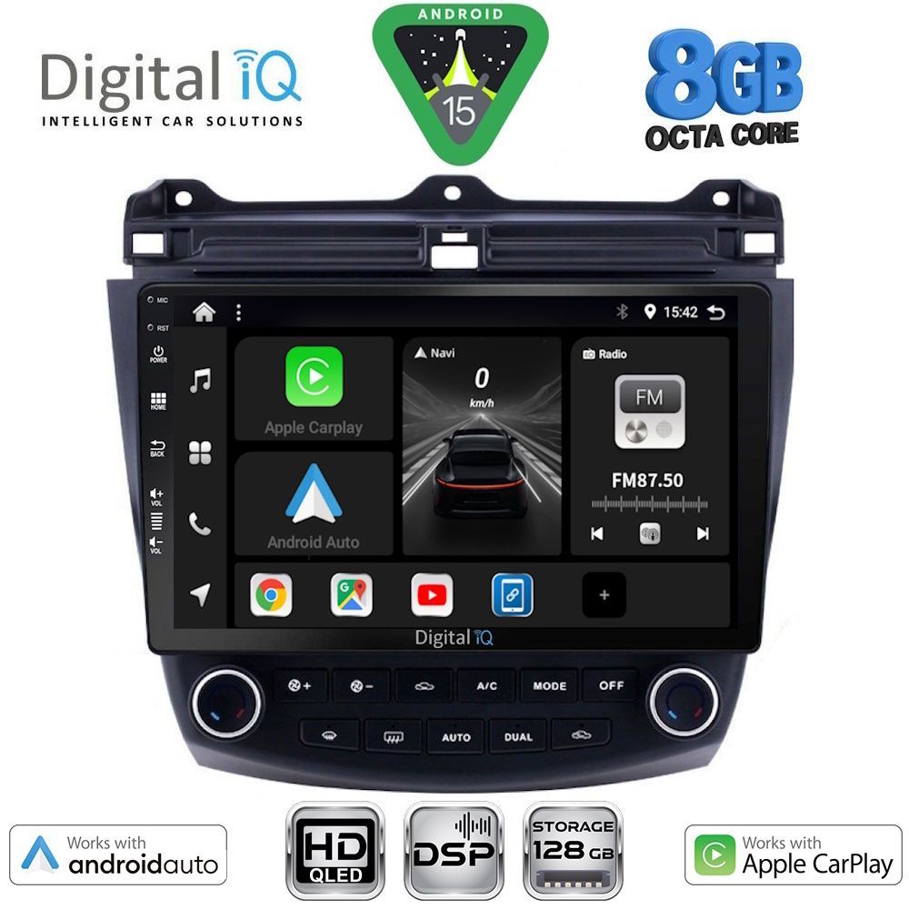 DIGITAL IQ BXF 18182_CPAA (10inc) MULTIMEDIA TABLET for HONDA ACCORD mod. 2003-2007 DIGITAL IQ BXF 18182_CPAA (10inc) MULTIMEDIA TABLET for HONDA ACCORD mod. 2003-2007