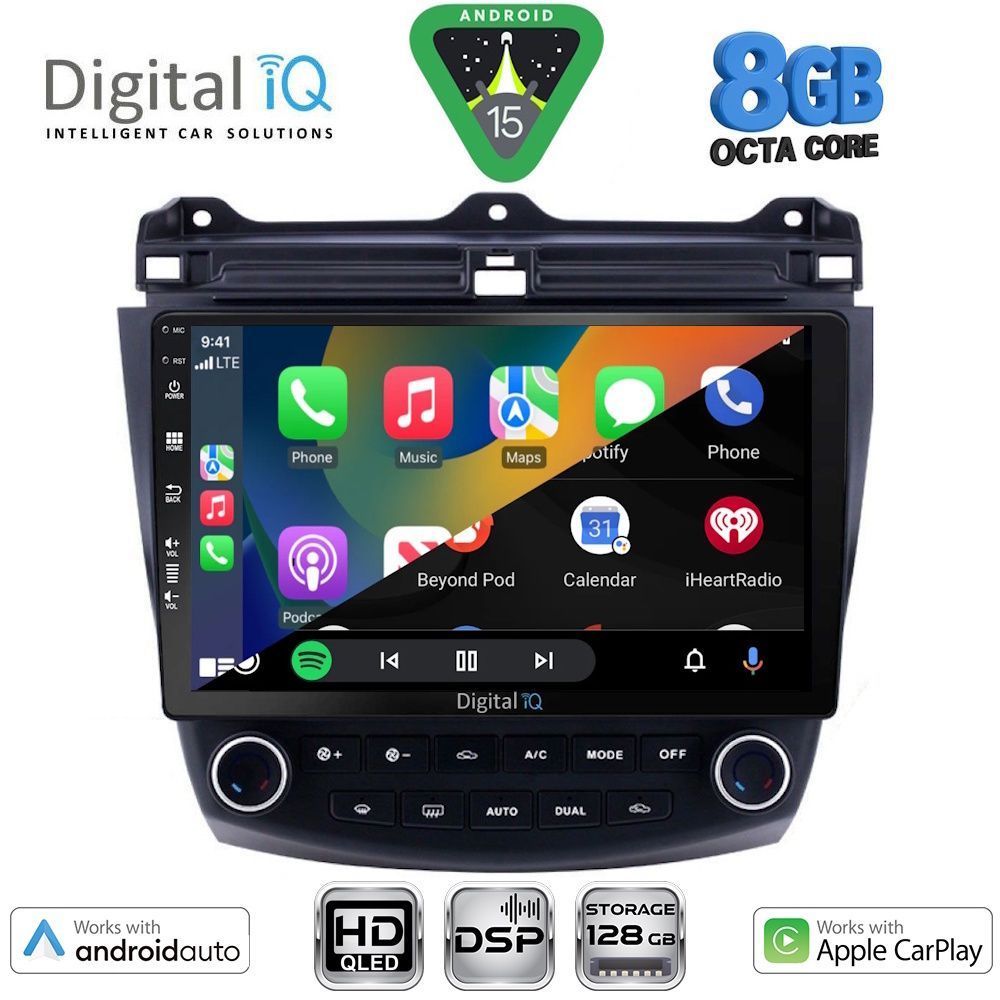 DIGITAL IQ BXF 18182_CPAA (10inc) MULTIMEDIA TABLET for HONDA ACCORD mod. 2003-2007 DIGITAL IQ BXF 18182_CPAA (10inc) MULTIMEDIA TABLET for HONDA ACCORD mod. 2003-2007