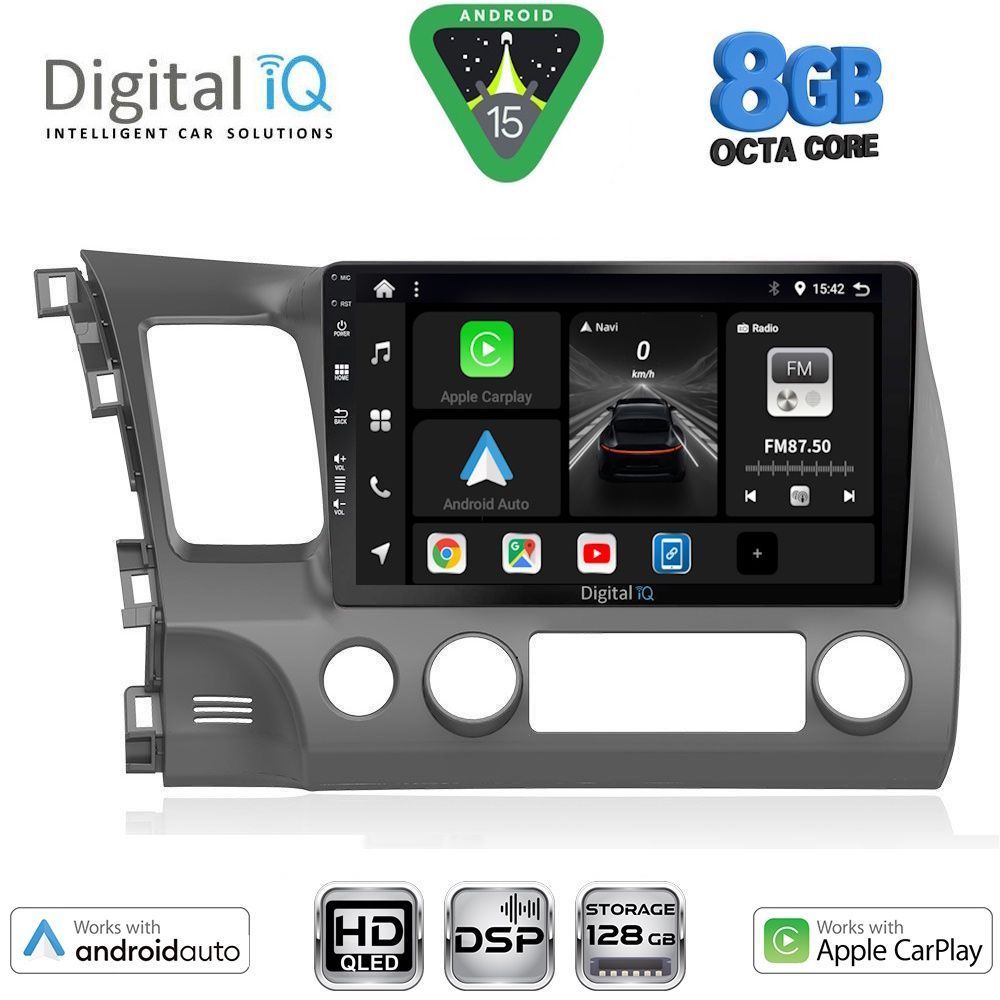 DIGITAL IQ BXF 18188_CPAA (10inc) MULTIMEDIA TABLET for HONDA CIVIC 4D mod. 2006-2012 DIGITAL IQ BXF 18188_CPAA (10inc) MULTIMEDIA TABLET for HONDA CIVIC 4D mod. 2006-2012