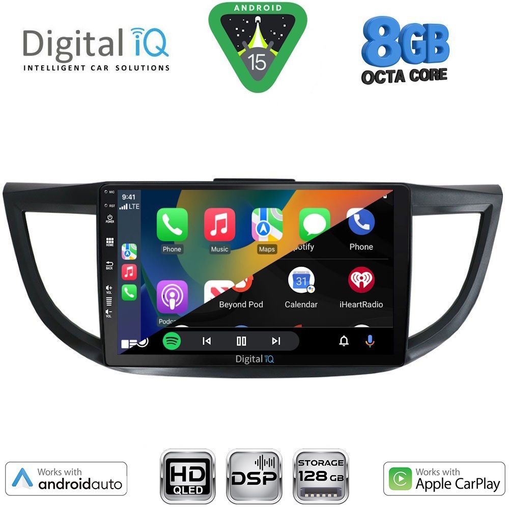 DIGITAL IQ BXF 18198_CPAA (10inc) MULTIMEDIA TABLET for HONDA CRV mod. 2013-2017 DIGITAL IQ BXF 18198_CPAA (10inc) MULTIMEDIA TABLET for HONDA CRV mod. 2013-2017