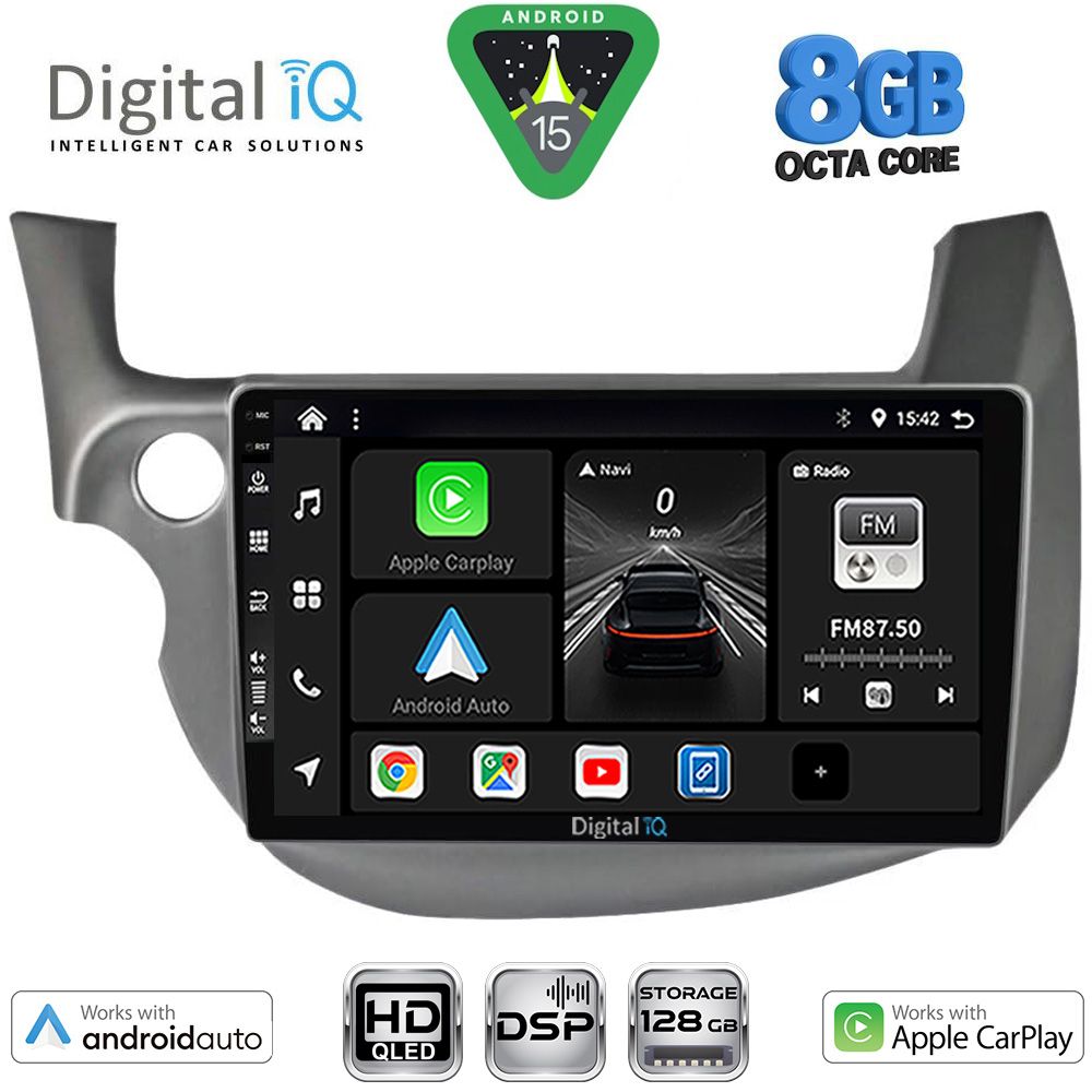 DIGITAL IQ BXF 18211_CPAA (10inc) MULTIMEDIA TABLET for HONDA JAZZ mod. 2008-2012 DIGITAL IQ BXF 18211_CPAA (10inc) MULTIMEDIA TABLET for HONDA JAZZ mod. 2008-2012