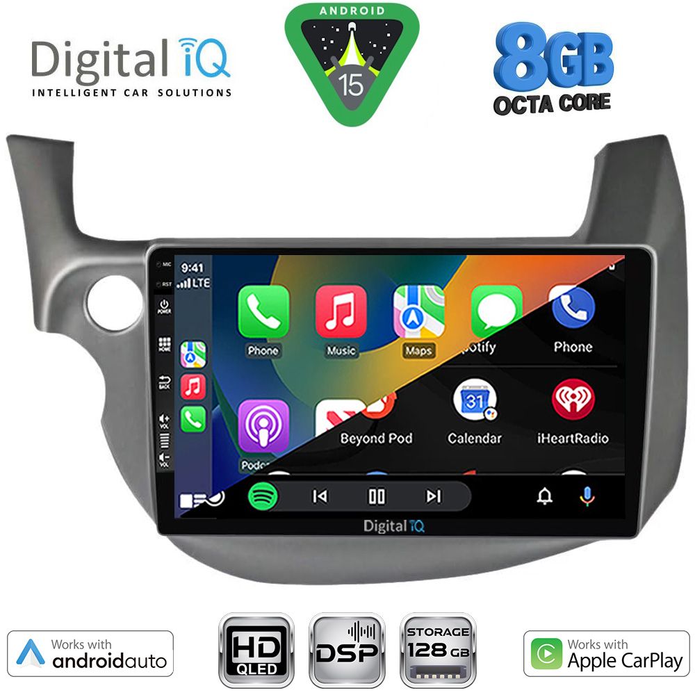 DIGITAL IQ BXF 18211_CPAA (10inc) MULTIMEDIA TABLET for HONDA JAZZ mod. 2008-2012 DIGITAL IQ BXF 18211_CPAA (10inc) MULTIMEDIA TABLET for HONDA JAZZ mod. 2008-2012