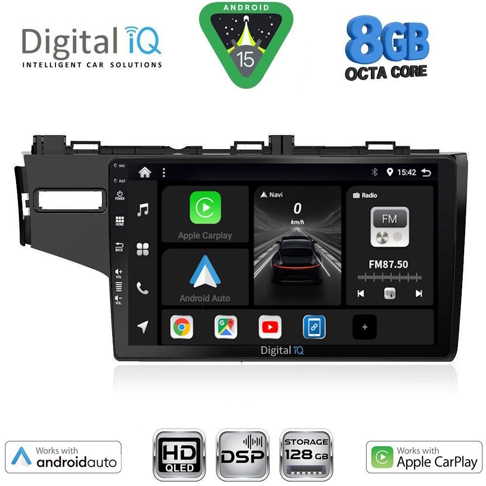 DIGITAL IQ BXF 18212_CPAA (10inc) MULTIMEDIA TABLET for HONDA JAZZ mod. 2013-2019 DIGITAL IQ BXF 18212_CPAA (10inc) MULTIMEDIA TABLET for HONDA JAZZ mod. 2013-2019