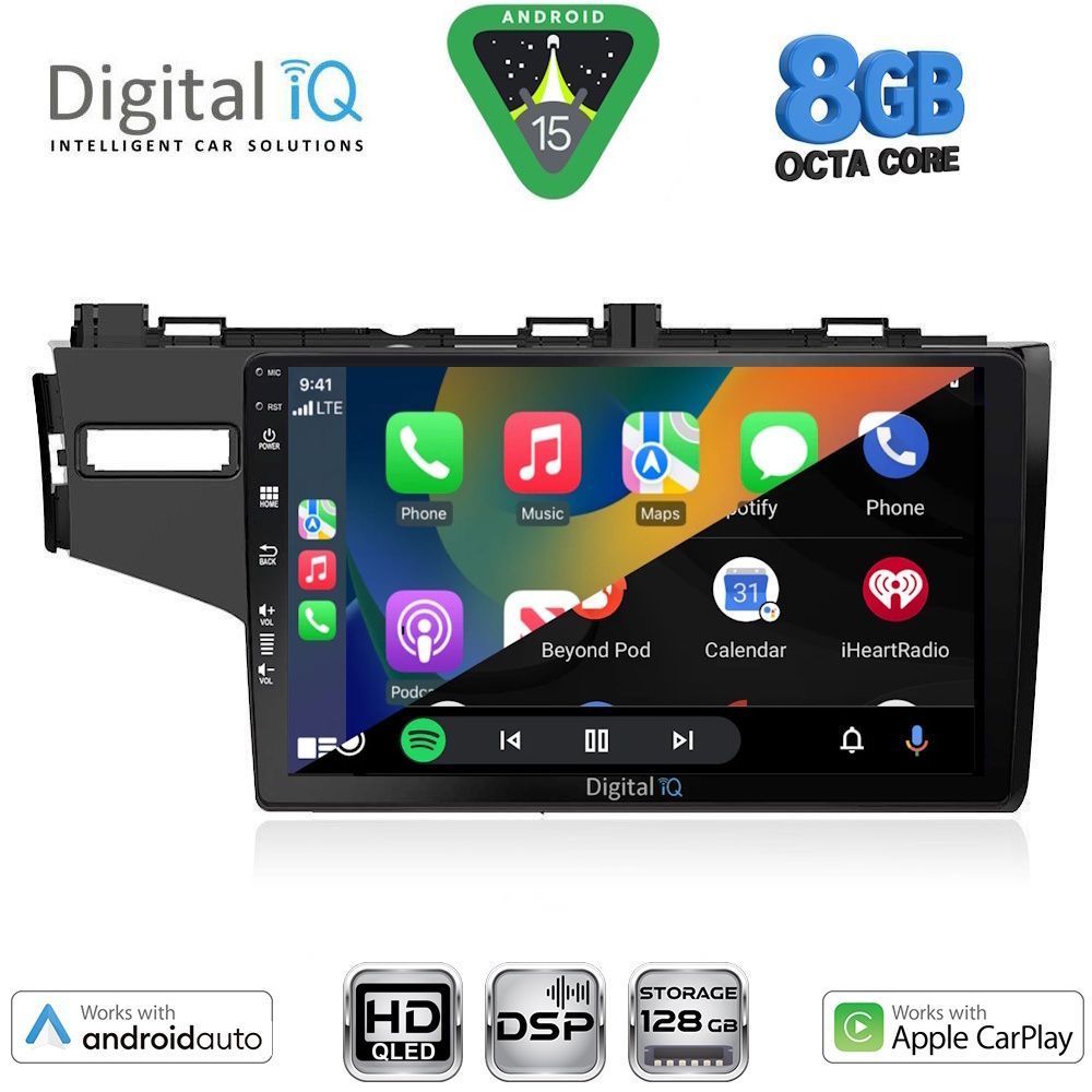 DIGITAL IQ BXF 18212_CPAA (10inc) MULTIMEDIA TABLET for HONDA JAZZ mod. 2013-2019 DIGITAL IQ BXF 18212_CPAA (10inc) MULTIMEDIA TABLET for HONDA JAZZ mod. 2013-2019