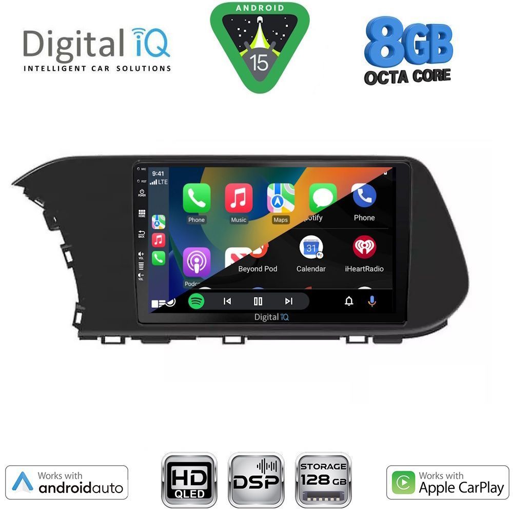DIGITAL IQ BXF 18220_CPAA (10inc) MULTIMEDIA TABLET for HYUNDAI i20 - BAYON mod. 2021-2026 DIGITAL IQ BXF 18220_CPAA (10inc) MULTIMEDIA TABLET for HYUNDAI i20 - BAYON mod. 2021-2026